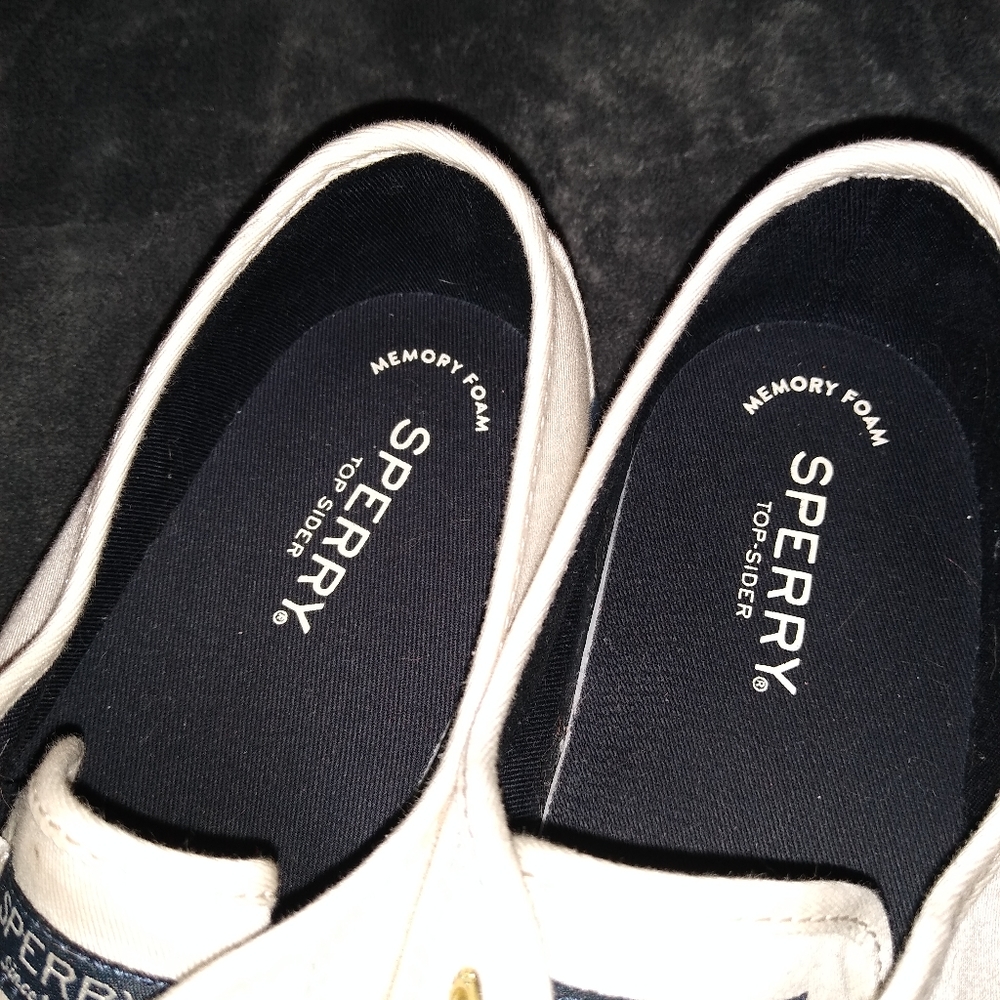 Memory foam Sperry top sider